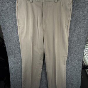 Brooks Brothers Advantage Chino Clark Pants Beige Cotton Business Twill